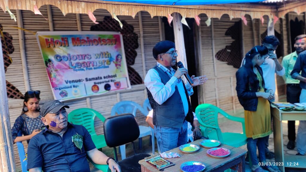 holi at samta school